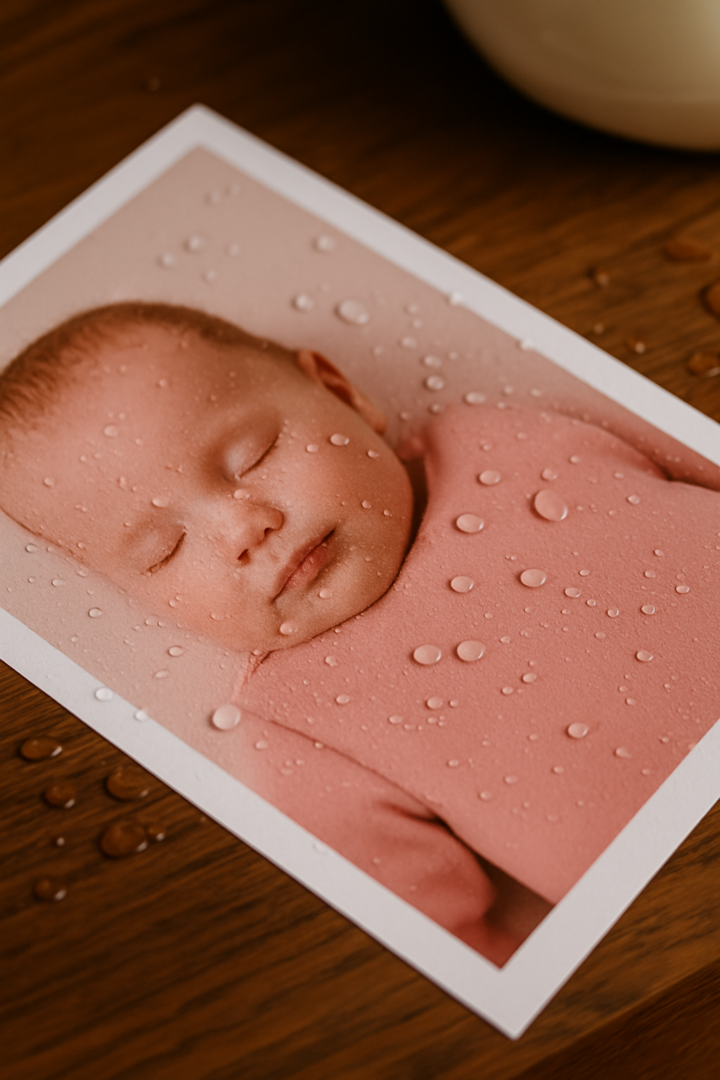 Baby photo printed on a custom poster - Nexura