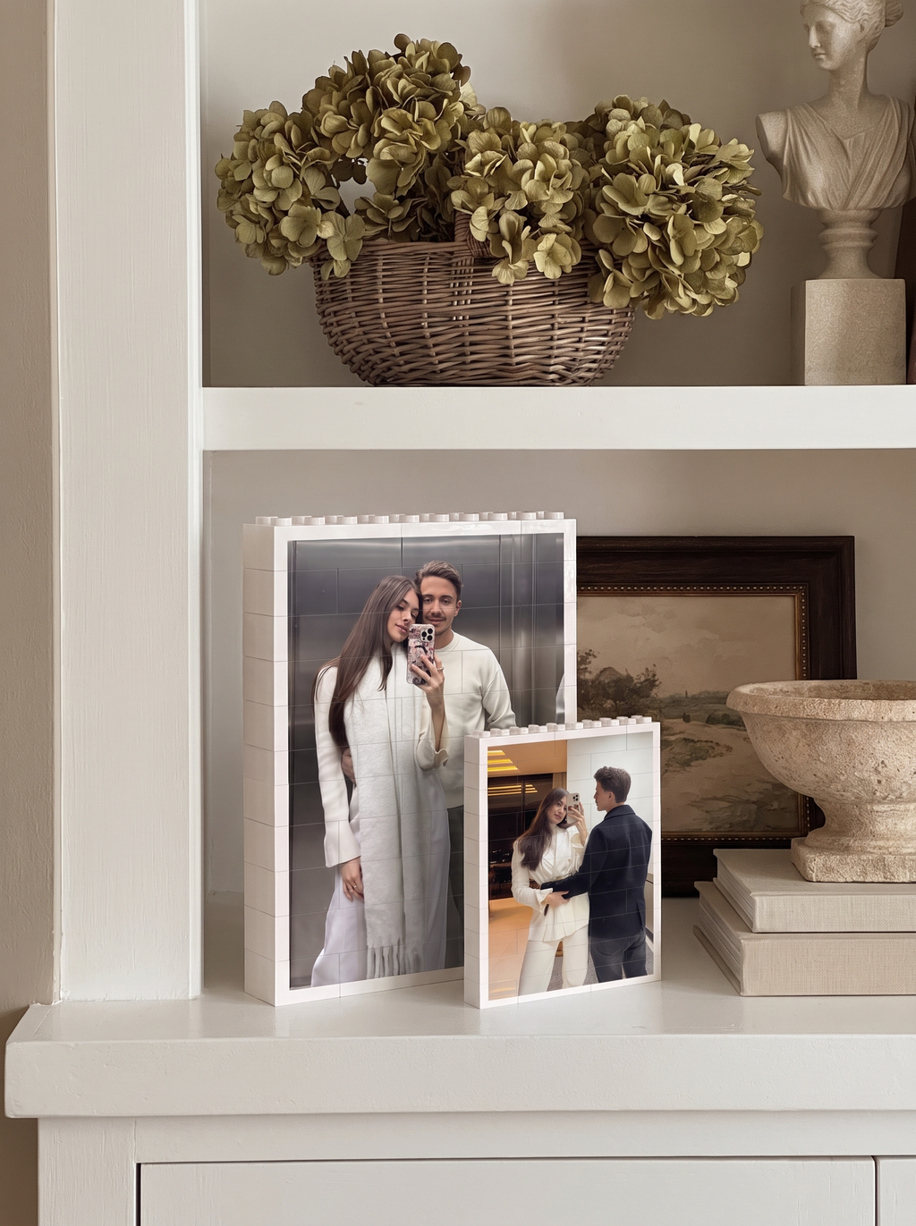 Personalized Memory Brick made from your favorite photo, a custom gift for your girlfriend